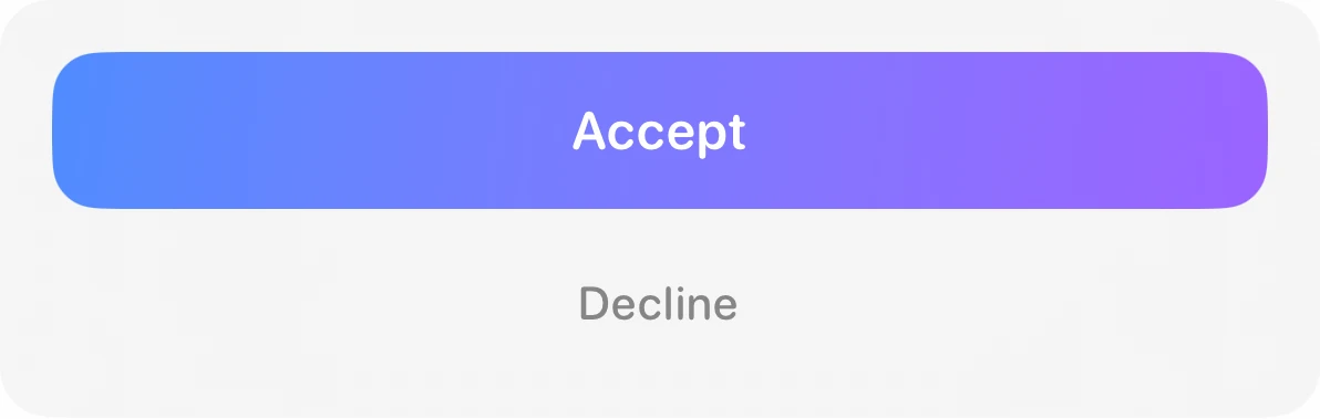 Accept or decline the invitation.